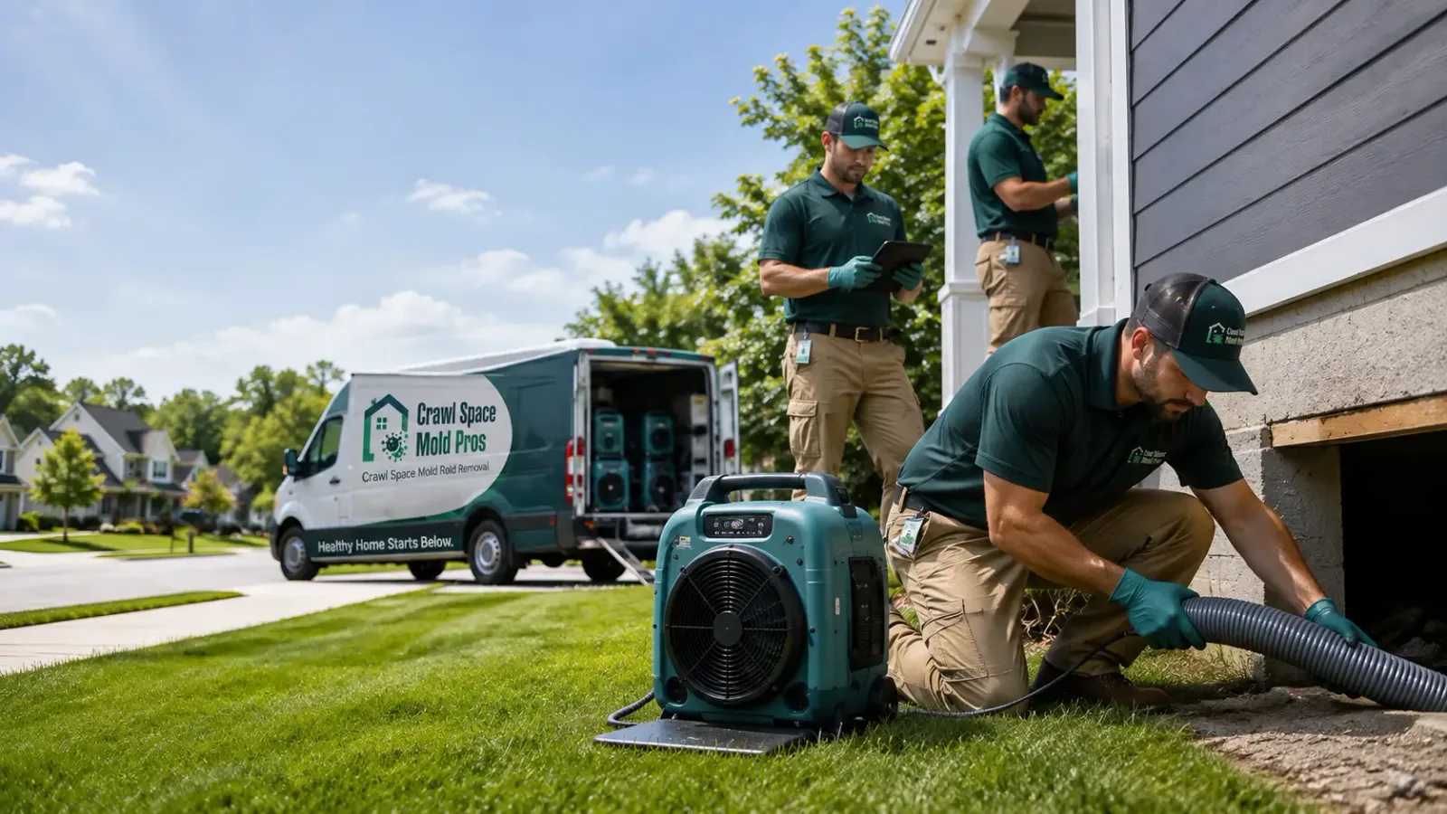 Crawl Space Mold Removal in Leicester, MA